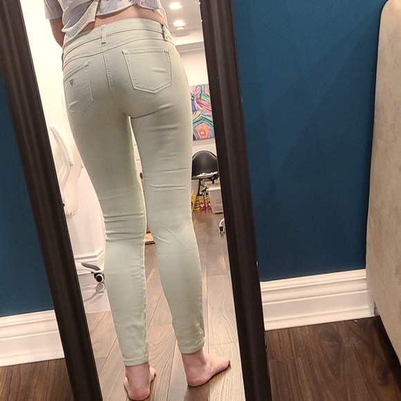 Mint Guess skinny jeans - Picture 4 of 4
